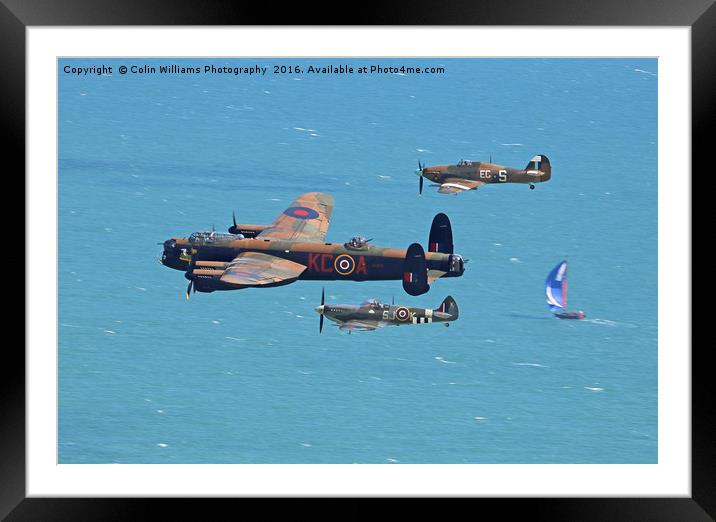  Battle of Britain Memorial Flight Eastbourne  1 Framed Mounted Print by Colin Williams Photography