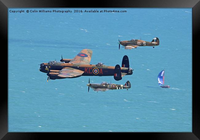  Battle of Britain Memorial Flight Eastbourne  1 Framed Print by Colin Williams Photography