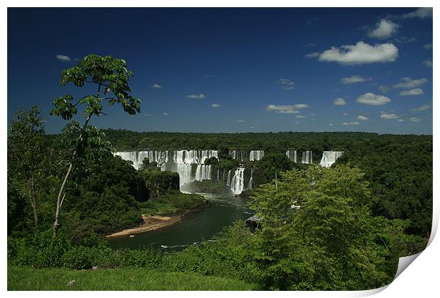 Iguacu Falls Print by Neil Gavin