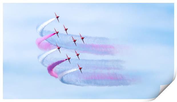 The Red Arrows Print by Louise Wilden