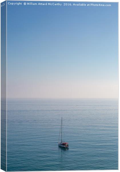 Sea and Sky Canvas Print by William AttardMcCarthy