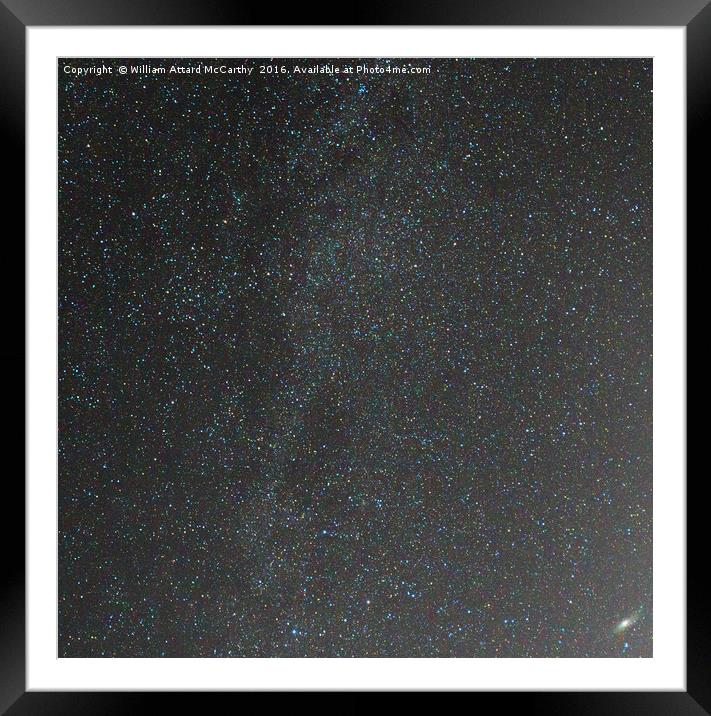 Andromeda Galaxy Framed Mounted Print by William AttardMcCarthy