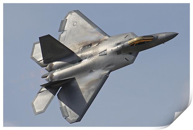 F22A Raptor Print by Oxon Images