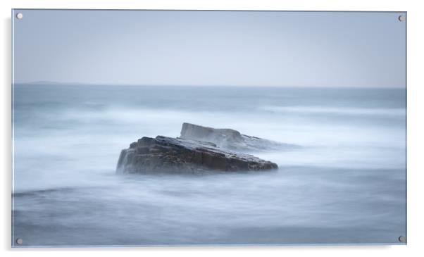 Long exposure northumberland coast Acrylic by chris smith