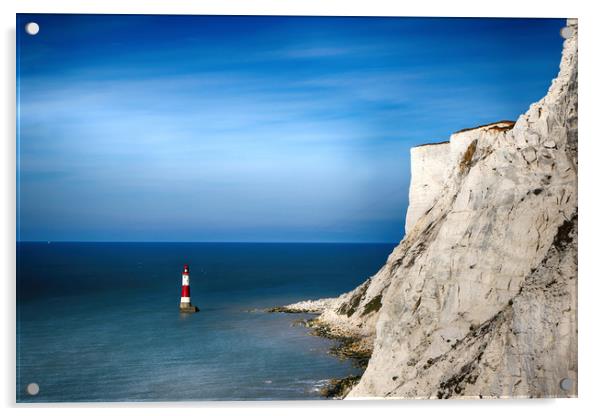 Beachy Head and Light House Acrylic by Oxon Images