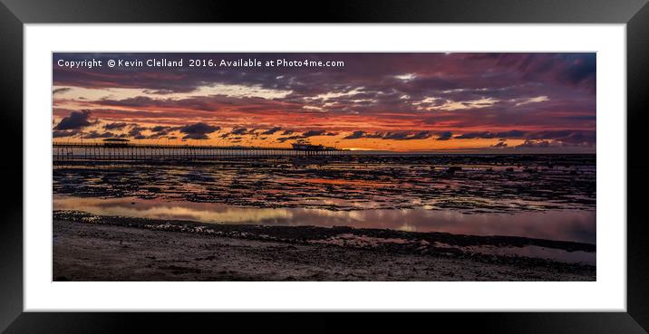 Pier at Southport Framed Mounted Print by Kevin Clelland