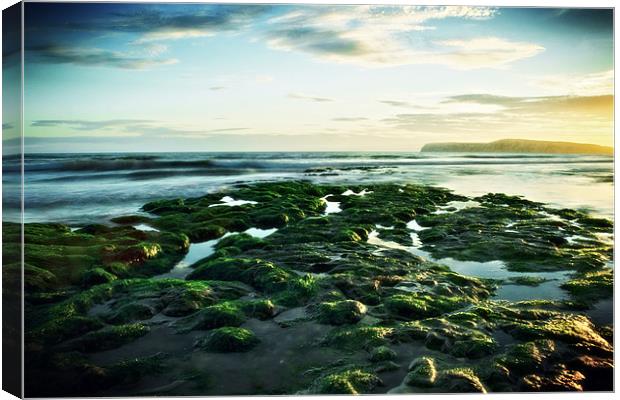 Freshwater Bay, Isle of Wight Canvas Print by Simon Gladwin