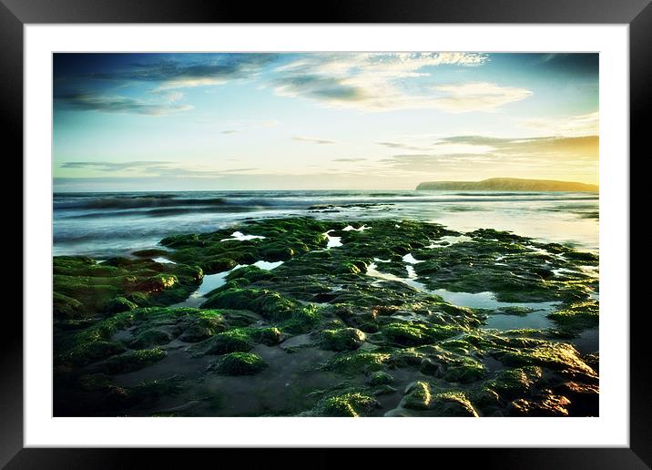 Freshwater Bay, Isle of Wight Framed Mounted Print by Simon Gladwin
