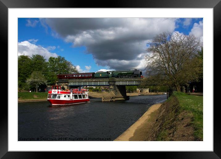 River Ouse Framed Mounted Print by Colin irwin