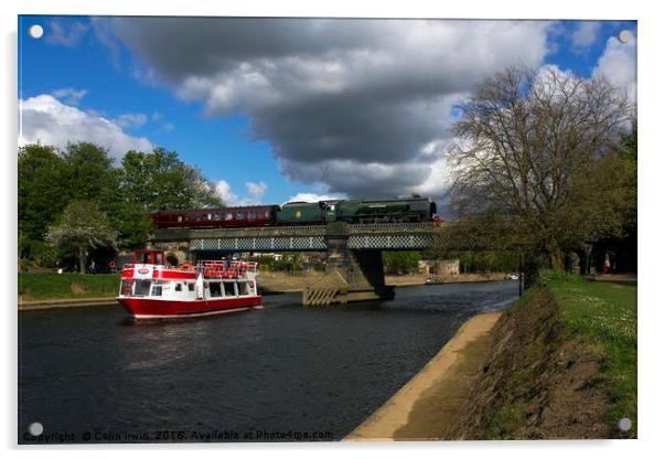 River Ouse Acrylic by Colin irwin