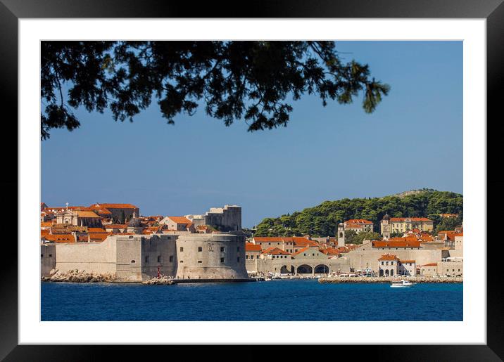 Dubrovnik Framed Mounted Print by Sulejman Omerbasic
