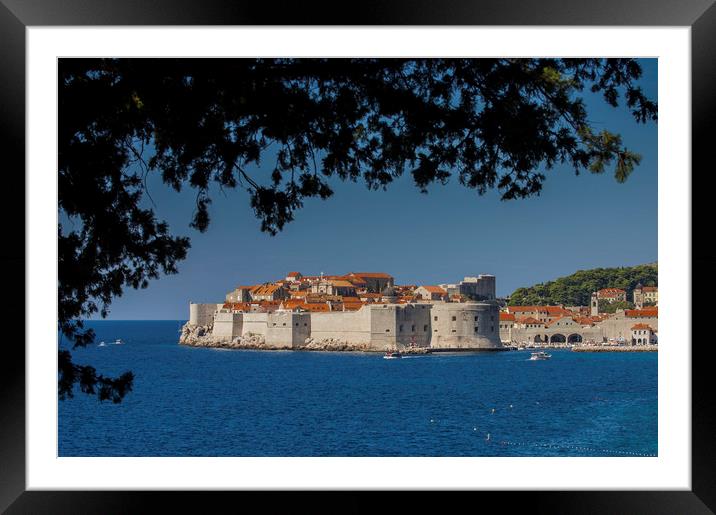 Dubrovnik Framed Mounted Print by Sulejman Omerbasic