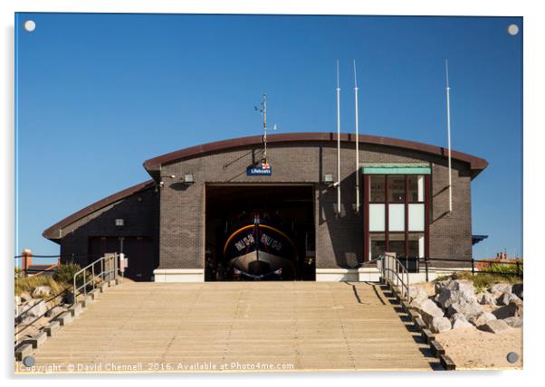 Hoylake Lifeboat Station Acrylic by David Chennell
