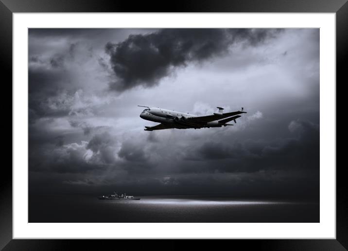 Maritime Patrol and Reconnaissance Framed Mounted Print by J Biggadike
