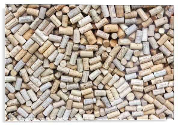 Wine bottle corks Acrylic by Joseph Clemson