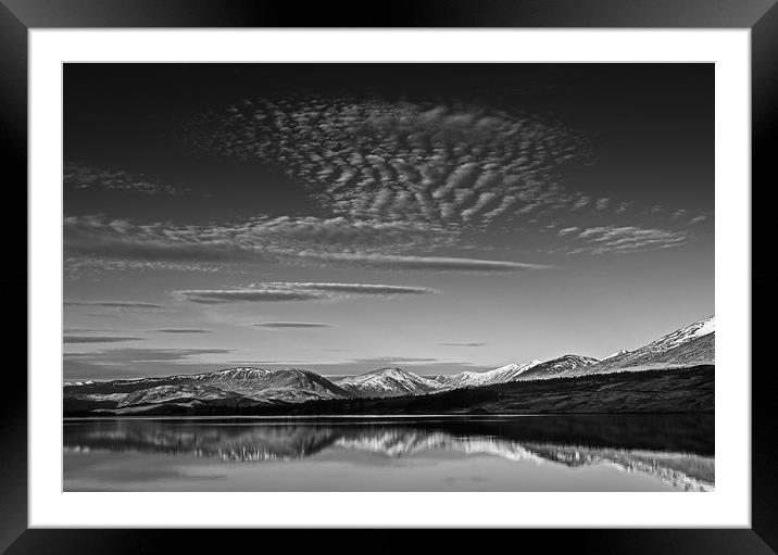 Clouds over Loch Tulla Framed Mounted Print by Matt Johnston
