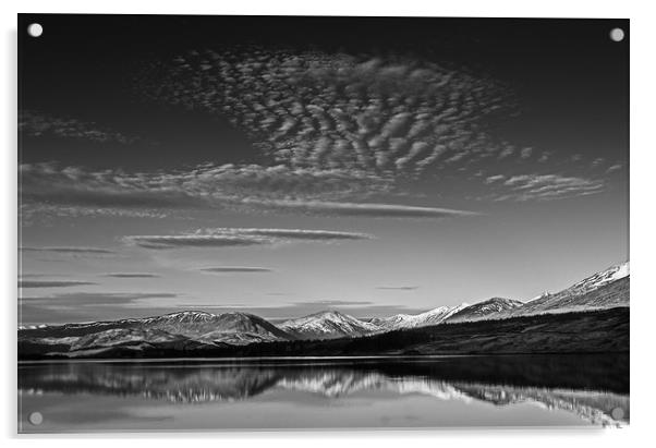 Clouds over Loch Tulla Acrylic by Matt Johnston