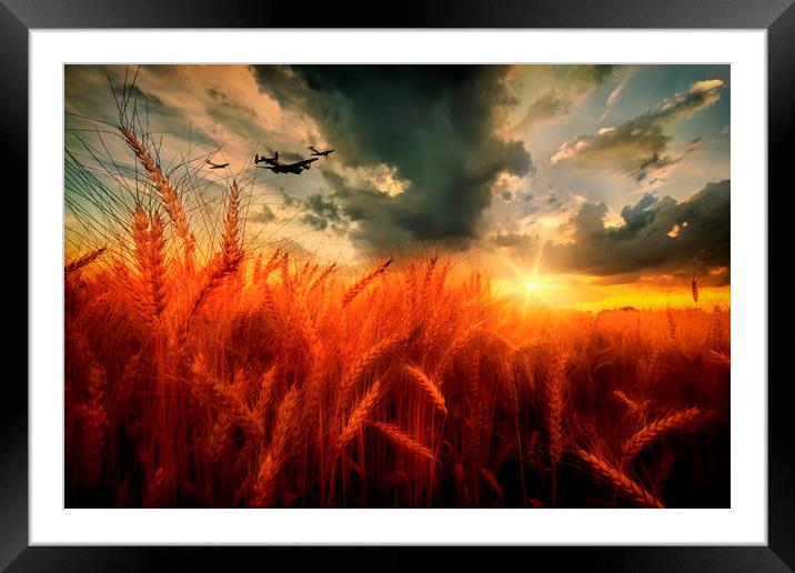 BBMF Country Tour Framed Mounted Print by J Biggadike