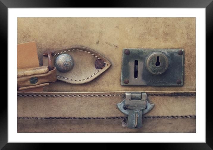 Suitcase Framed Mounted Print by bliss nayler