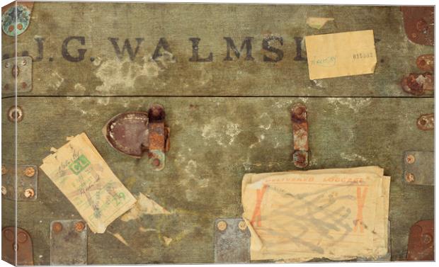 Old Suitcase  Canvas Print by bliss nayler