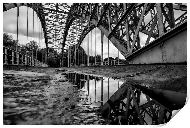 Wylam Railway Bridge Print by Ray Pritchard