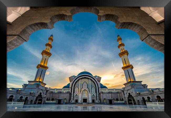 Federal Territory Mosque Framed Print by Ankor Light