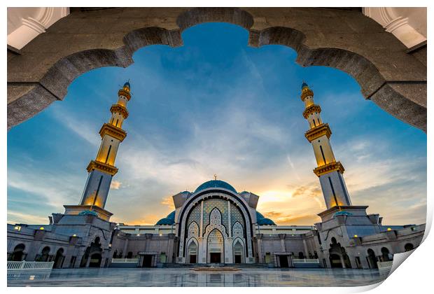 Federal Territory Mosque Print by Ankor Light