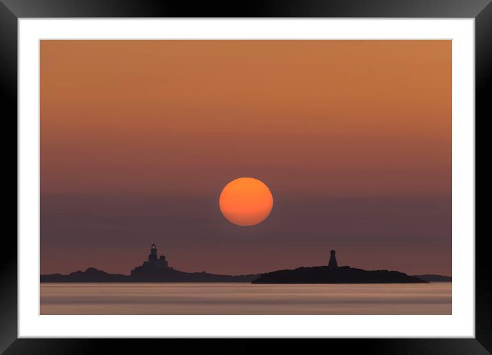 The Skerries Lighthouse  Framed Mounted Print by Natures' Canvas: Wall Art  & Prints by Andy Astbury
