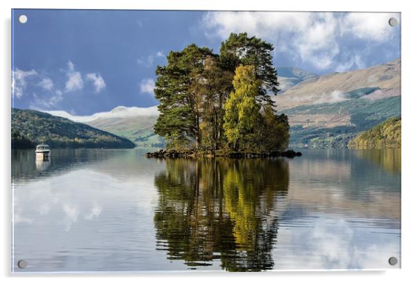 Loch Tay Acrylic by Matt Johnston