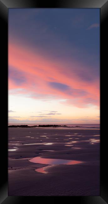 Red sky at night Framed Print by Anthony Simpson