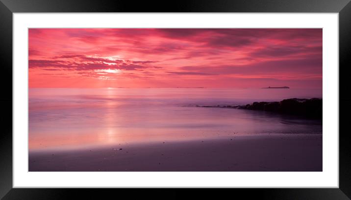 Sunrise on milky waters Framed Mounted Print by Anthony Simpson