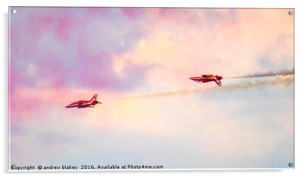 Red Arrows: The Masters of Precision Acrylic by andrew blakey