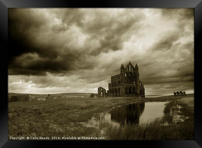 Whitby Abbey Framed Print by Colin Woods