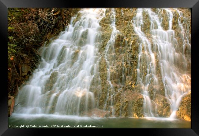 Chutes Picot Framed Print by Colin Woods