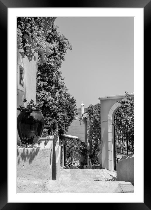 Pathway to Paradise in B&W............ Framed Mounted Print by Naylor's Photography