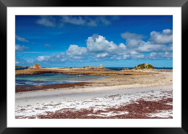 Periglis Bay on St Agnes in the Isles of Scilly  Framed Mounted Print by Nick Jenkins
