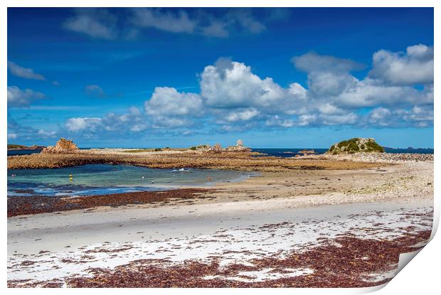 Periglis Bay on St Agnes in the Isles of Scilly  Print by Nick Jenkins