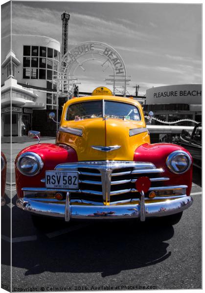 Fleetmaster taxi Canvas Print by Colin irwin