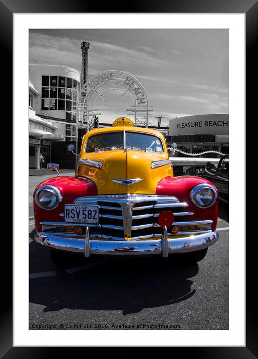 Fleetmaster taxi Framed Mounted Print by Colin irwin