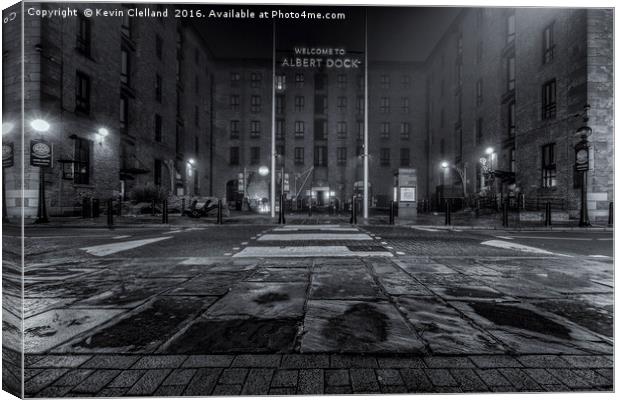 Albert Dock Canvas Print by Kevin Clelland