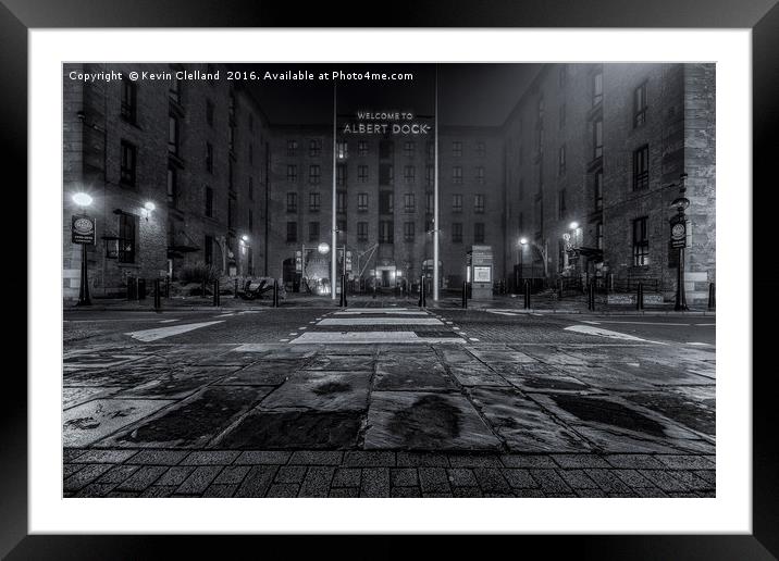Albert Dock Framed Mounted Print by Kevin Clelland