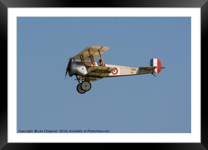 Bristol Scout - World War 1 Aeroplane Framed Mounted Print by Lee Chapman