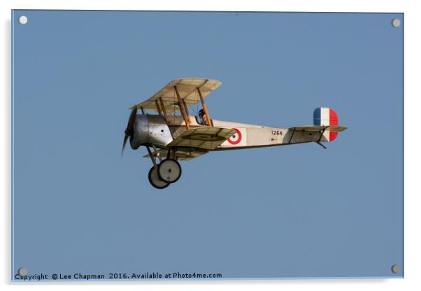 Bristol Scout - World War 1 Aeroplane Acrylic by Lee Chapman