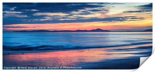 Llyn Peninsula Sunset Print by Heidi Stewart