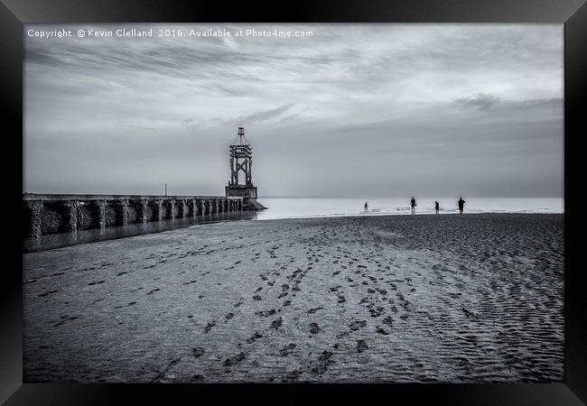 Welcome to Crosby Beach Framed Print by Kevin Clelland