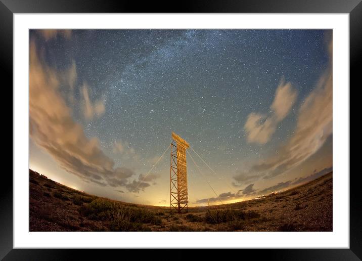 The Milky Way Over Dungeness Framed Mounted Print by Scott Nicol