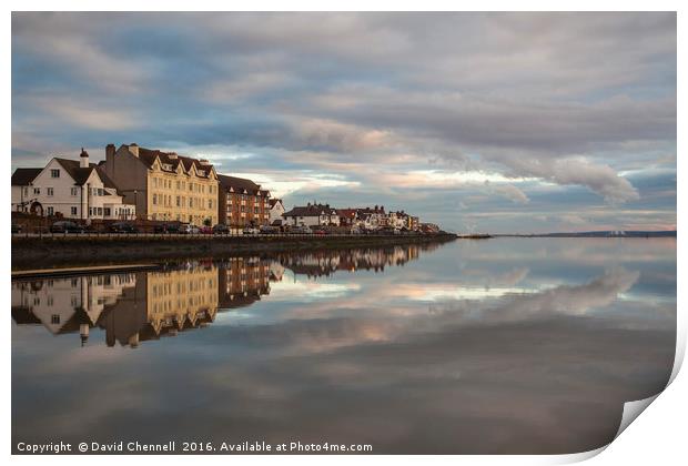 West Kirby Marine Lake    Print by David Chennell