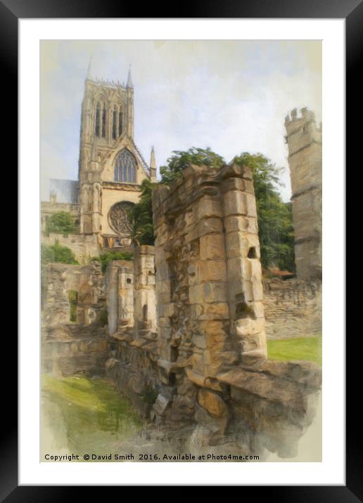 Bishops Palace Framed Mounted Print by David Smith