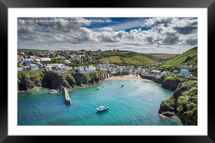 Port Isaac, North Cornwall. Framed Mounted Print by K7 Photography