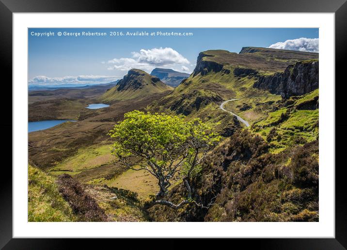 The Quiraing Framed Mounted Print by George Robertson
